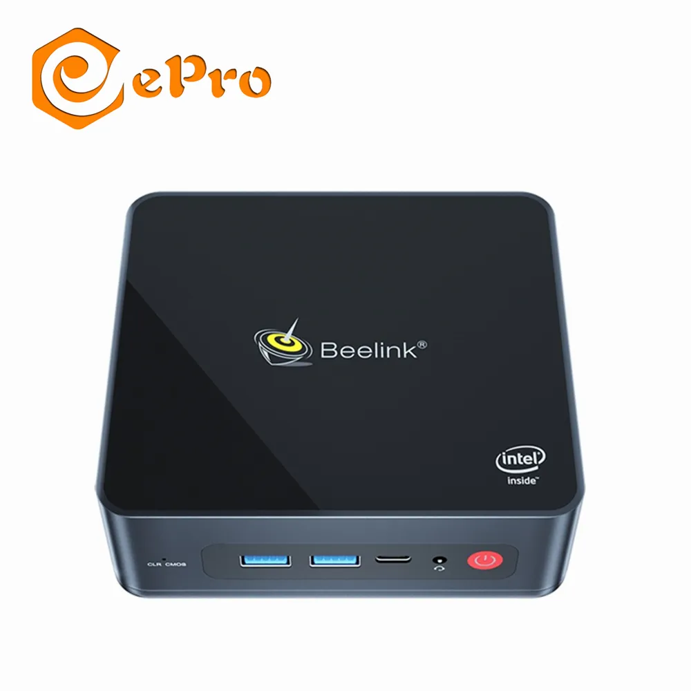 Beelink U59 Intel N5059 8G 256G Mini PC Wins10 OS Support SATA SSD Storage Laptop Desktop Industrial Computer for work Tablet
