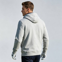Hoodie personnalisé à col zippé, pull de golf pour le printemps, en polyester premium pour homme