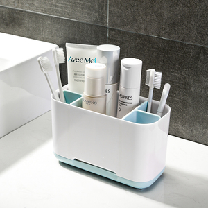 Nieuwe Mode Multifunctionele Toiletset Elektrische Tandenborstel Houder Badkamer Plank Schoonmaak Borstel Organizer - Product Image 3