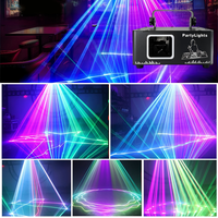 Projecteurs laser RGB à 1 œil CE 500mW en aluminium pour spectacle scénique DMX512, éclairage de fête pour Noël, discothèque, DJ