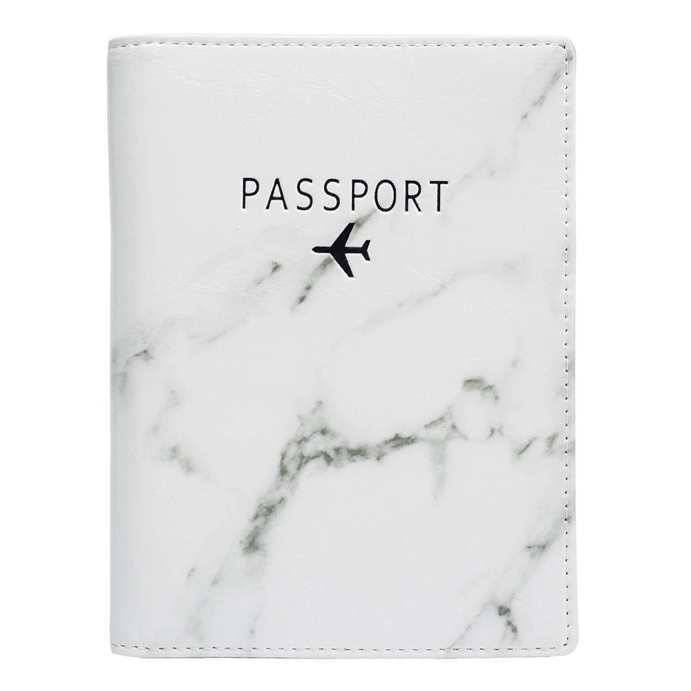 Водонепроницаемый дорожный кошелек из искусственной кожи с rfid-защитой и мраморным рисунком