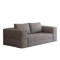 Sofá Cama Plegable Moderno y Ecológico de 2 Plazas, Relleno de Esponja, para Uso en Hoteles, con Respaldo Acolchado Doble