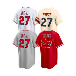 2025 New Günstige Top Stitched American Baseball Jersey Los Angeles 27 Forelle Custom Team Jersey - Product Image 4