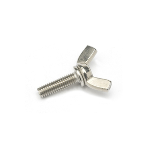 Vis à oreilles en acier inoxydable standard DIN, fabrication directe d'usine, finition brute en carbone, vis papillon, vis <span class=keywords><strong>Molly</strong></span>, tailles de <span class=keywords><strong>M3</strong></span> à M8 - Product Image 2