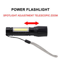 Lampu Saku Membawa USB Mini Dapat Diisi Ulang, Lampu Senter Kerja Multi LED untuk Bertahan Hidup Luar Ruangan