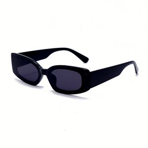 Nouveauté, lunettes de soleil carrées de petite taille, logo personnalisé, mode rétro, hommes femmes, couleur bonbon, lunettes de soleil rectangulaires colorées pour femmes - Product Image 5