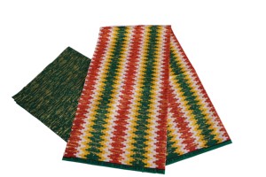 ผ้าปาจน์แอฟริกันลายแว็กซ์กลิตเตอร์สีทองประดับตกแต่ง - Product Image 5