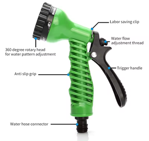 <span class=keywords><strong>Pistolet</strong></span> à eau de <span class=keywords><strong>jardin</strong></span> réglable de pulvérisation d'approvisionnement d'usine de la Chine avec 7 modèles de buse outil d'<span class=keywords><strong>arrosage</strong></span> en plastique durable - Product Image 3
