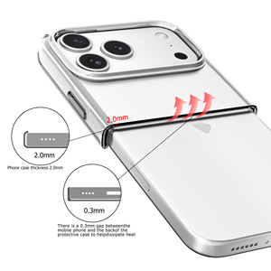 Phụ Nữ Rõ Ràng Long Lanh <span class=keywords><strong>Bling</strong></span> Lấp Lánh Trường Hợp Điện Thoại Bumper Bìa Cho Iphone 17 Tùy Chỉnh Trường Hợp Điện Thoại Cho Iphone 17 Pro Max - Product Image 4