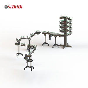 YA-VA Goede Kwaliteit Snelle Levering Aluminium Transportband Systeem Flexibele Fles Ketting Transportband - Product Image 1