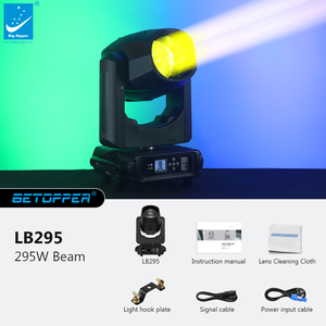 Faro a Testa Mobile Beam Big Dipper 295W 14R con Doppio Prisma Sharpy Light DMX Luci Professionali per Palco DJ e Club - Product Image 6