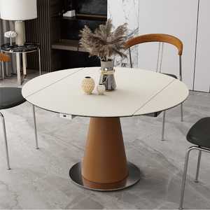 Table à manger chauffante moderne en graphène, table en pierre d'ardoise à chauffage rapide pour salle à manger - Product Image 1