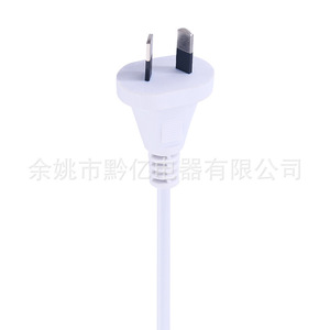 Ac Power Cord 2 Core 10A <b>PVC</b> SJT Wire As Male End <b>Stripped</b> Female Home Appliance Use - Product Image 4