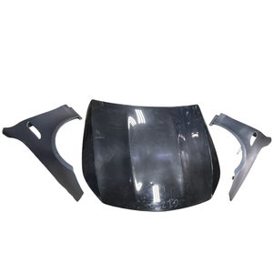 Adecuado para <span class=keywords><strong>Mercedes</strong></span> Benz 2019-2022 W290 <span class=keywords><strong>AMG</strong></span> GT53 GT63 GT43 Coupe cubierta de motor de capó de aluminio capó L/R guardabarros usado - Product Image 1
