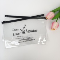 Emballage de bijoux taille personnalisée pour lunettes sacs en plastique transparent à fermeture éclair en PVC avec logo petit sac à fermeture éclair pour grandes boucles d'oreilles masque pour les yeux