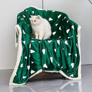 Kerstboom Flanel Digitaal Bedrukt Tpu Composiet Waterdichte Deken Huisdier Deken Menselijk Matrasdeken - Product Image 1