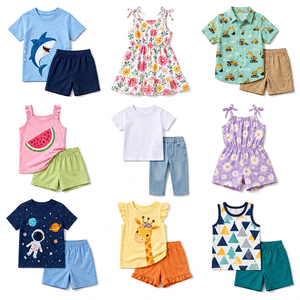Conjuntos de Ropa para Bebés en Colores Surtidos con Estampados de Animales, Otros Estilos Nuevos Actualizados Semanalmente, Hechos en China - Product Image 1