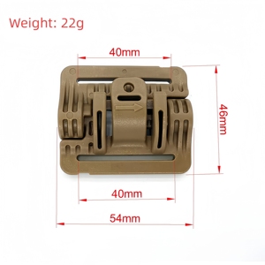 Hebilla Táctica Molle Multiusos <span class=keywords><strong>de</strong></span> Liberación Rápida, Material POM para Exteriores, Compatible con Cinturones y Chalecos Tácticos para <span class=keywords><strong>Hombre</strong></span> - Product Image 3