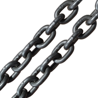 Eslinga de Cadena de Elevación Negra G80, Cadena de Carga Soldada de Grado 80 de 3/8, Precio