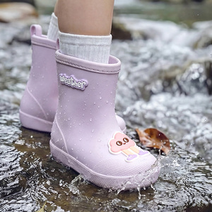 Botas de Chuva de Borracha EVA com Design de Desenho Animado para Crianças, Impermeáveis, Leves, Confortáveis, com Sola Macia e Antiderrapante, para o Verão - Product Image 4