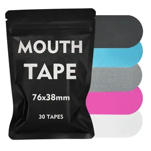 Anthrive High Quality Rayon Custom Private Label Snoring Sleep Strips Mouth Tape For Sleeping Nasal Breathing