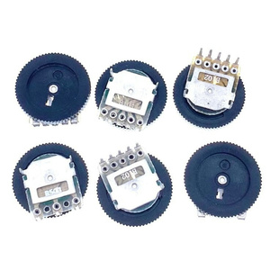 Potenciómetro de Dial Estéreo B103 10K con Engranaje, Interruptor de Volumen para Reproductor de Escenario de 5 Pines, 16x2, 16mm - Product Image 2