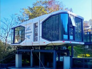 Không gian viên nang prefab nhà nhà máy bán hàng trực tiếp internet-khu nghỉ mát nổi tiếng di động bầu trời đầy sao táo cabin sao cho - Product Image 3