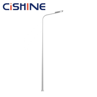Postes de Iluminación de Calle Octagonales de Acero Galvanizado Cishine de 15 pies, 20 pies, 25 pies, 30 pies, 35 pies, 40 pies, 5M, 6M, 7M, 8M, 9M, 10M, 12M, 14M, 15M