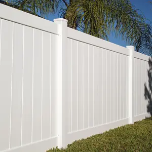 Pannelli recinzione giardino 8 piedi vinile bianco pvc recinzione privacy