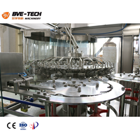 Machine de remplissage de boissons à base de jus d'orange 3-en-1 entièrement automatique, haute précision, électrique, pneumatique, pour bouteilles en verre