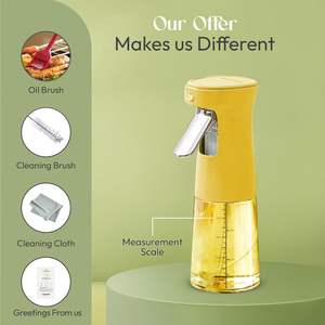 Dispensador de Aceite de Oliva, Vinagre y Salsa de Soja en Aerosol, de Vidrio, 240 ml, para Cocina, Venta al Por Mayor - Product Image 5