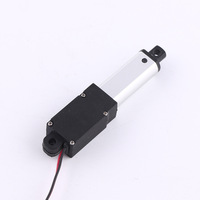 Motor Listrik DC 12V/24V Kompak, Aktuator Batang Dorong Mini, Kecepatan 3340RPM, Diameter 20mm, DIY Robotika, Kipas Rumah Pintar, Poros 4mm