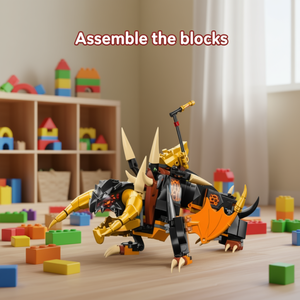 Set de Construcción NINJAGO Dragón Ninja de la Tierra, Juguete de Construcción de Fantasía y Ciencia Ficción para Edades de 8 a 13 Años, Unisex, Plástico ABS - Product Image 2