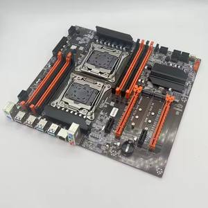 Carte mère X99 prenant en charge deux processeurs LGA2011 Xeon E5 <span class=keywords><strong>2680</strong></span> <span class=keywords><strong>V4</strong></span> et 32 Go de mémoire DDR4 2400 MHz pour ordinateur de bureau (seule la carte mère) - Product Image 3