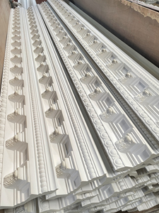 Moulure d'angle de plafond sculptée en PU avec décoration murale en polyuréthane à <span class=keywords><strong>led</strong></span> moulure cornique fixable - Product Image 2