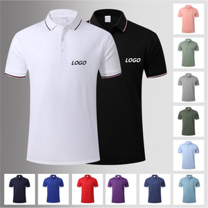 <span class=keywords><strong>Polo</strong></span> di Alta Qualità 100% Poliestere Traspirante a Manica Corta per Golf, T-shirt Stampata Bianco Puro per <span class=keywords><strong>Uomo</strong></span> e Donna - Product Image 1
