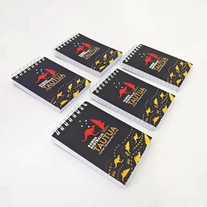 Promotional A7 PP Cover Coil Notebook Customized logo Waterproof Pocket Record Notepad Paper School Office Supplier - Product Image 3