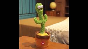 Sprechen & Tanzen Sunny Cactus <span class=keywords><strong>Toy</strong></span> 120-Song Mimicking <span class=keywords><strong>Toy</strong></span> für Baby Repeat Singing 15S Nehmen Sie Ihren Sound Made Plüsch tuch auf - Product Image 2