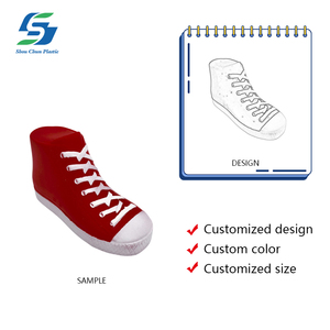 Vente en gros de chaussures personnalisées balle anti-stress jouets spongieux en mousse PU logo imprimé cadeau promotionnel soulagement de l'anxiété Fidget Toy - Product Image 2