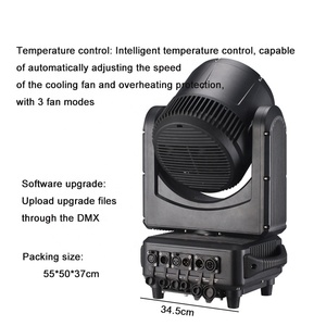 FEIYUEYUE Projecteur mobile extérieur étanche IP65 7x60W RGBW Bee Eye Wash Light avec contrôle DMX512, angle <span class=keywords><strong>de</strong></span> faisceau 4-55°, couleur 2500K-10000K - Product Image 5