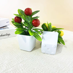 Bonsái de Frutas Artificiales de 9.6 Pulgadas, Granada, Naranja, Limón, Decoración para el Hogar, Sala de Estar, Año Nuevo - Product Image 3
