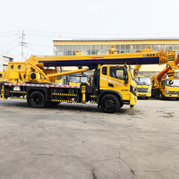 Grue mobile professionnelle à dépliage rapide, capacité 10-12 tonnes, hauteur de levage 31-40m, moteur, pompe et engrenages entièrement intégrés