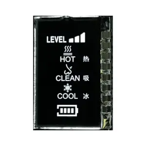 공장 저렴한 비용 LCD 네거티브 6 O 시계 VA 디스플레이 미용 장비 용 사용자 정의 크기 투명 LCD 패널