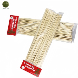 Brochetas Redondas Desechables de Bambú de Calidad Premium para Shish <span class=keywords><strong>Kebab</strong></span>, Kabob, Barbacoa, Asar Carne, Pollo, Res, Cordero - Palitos Naturales Resistentes - Product Image 5
