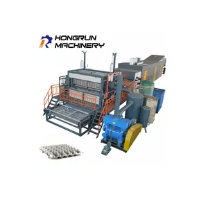 Large capacity eggs tray carton making machine with high efficiency egg tray making machine paper recycling