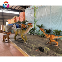Groupe de dinosaures animatroniques - Modèles de dinosaures interactifs grandeur nature pour les expositions de parcs à thème