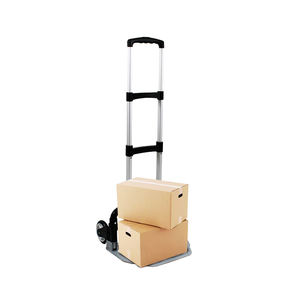 Carrello del carrello dei bagagli del camion della mano pieghevole resistente di capacità di 75 kg con 2 ruote di gomma - Product Image 1