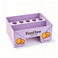 Boîtes de présentation à couvercle rabattable pour biscuits, chocolats, snacks, plateaux de traiteur, boîtes à poulet et frites – Vente en gros