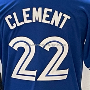 Camiseta de Béisbol Ernie Clement Toronto Azul Real, Cosida, de la Mejor Calidad, Lista para Enviar - Product Image 1