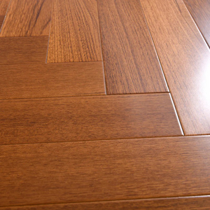 Parquet en chêne européen teinté moderne IEC62321 à trois couches, grade ABCD, surface 3D, système clic, 12 mm, chevrons, pour bar à domicile - Product Image 1